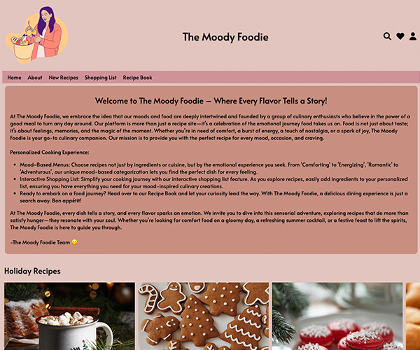 The Moody Foodie Home Page